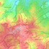 Mappa topografica Todenfeld, altitudine, rilievo