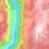 Mappa topografica La Bourgarie, altitudine, rilievo
