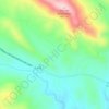 Mappa topografica Los Caldereros, altitudine, rilievo