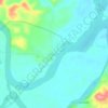 Mappa topografica Ahuano, altitudine, rilievo
