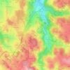 Mappa topografica Daille, altitudine, rilievo