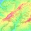 Mappa topografica Sandy Down, altitudine, rilievo