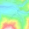 Mappa topografica Callancas, altitudine, rilievo