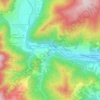 Mappa topografica Fossat, altitudine, rilievo