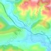 Mappa topografica Garaño, altitudine, rilievo