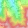 Mappa topografica Dhaugi, altitudine, rilievo