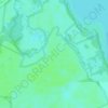 Mappa topografica Allen David Broussard Catfish Creek Preserve State Park, altitudine, rilievo