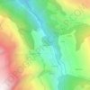 Mappa topografica La Gurraz, altitudine, rilievo
