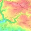 Mappa topografica Parc An Oguen, altitudine, rilievo