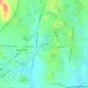 Mappa topografica Spring Hill, altitudine, rilievo