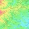 Mappa topografica Piney Ridge, altitudine, rilievo