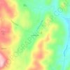 Mappa topografica Guilford Center, altitudine, rilievo