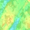 Mappa topografica Glen Buell, altitudine, rilievo