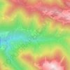Mappa topografica Carena, altitudine, rilievo