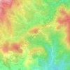 Mappa topografica Cerreia, altitudine, rilievo