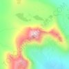 Mappa topografica Sgùrr Mòr, altitudine, rilievo