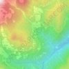 Mappa topografica Pette, altitudine, rilievo