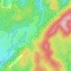 Mappa topografica Les Escudiès, altitudine, rilievo
