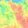 Mappa topografica Parc des Venelles, altitudine, rilievo