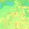 Mappa topografica Sumterville, altitudine, rilievo