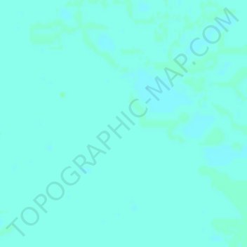 Mappa topografica Okefenokee Swamp, altitudine, rilievo