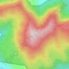 Mappa topografica Mount Neville, altitudine, rilievo