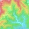 Mappa topografica Costubague, altitudine, rilievo