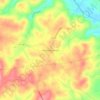 Mappa topografica Pinefield Crossroads, altitudine, rilievo