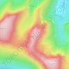 Mappa topografica Hindscarth, altitudine, rilievo