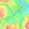 Mappa topografica Alport, altitudine, rilievo