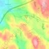 Mappa topografica Kettletown, altitudine, rilievo