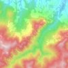 Mappa topografica Renaio, altitudine, rilievo
