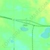 Mappa topografica Elstow, altitudine, rilievo