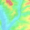 Mappa topografica La Haie, altitudine, rilievo