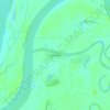 Mappa topografica Kwethluk, altitudine, rilievo