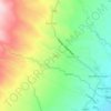 Mappa topografica Lalo, altitudine, rilievo