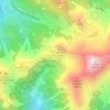 Mappa topografica Passo Manghen, altitudine, rilievo