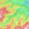 Mappa topografica La Théoule, altitudine, rilievo