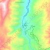 Mappa topografica Dagua, altitudine, rilievo