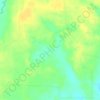 Mappa topografica W P McLean Dam Number 1, altitudine, rilievo