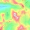 Mappa topografica Mount Oso, altitudine, rilievo