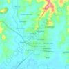 Mappa topografica Taquara, altitudine, rilievo