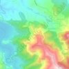 Mappa topografica Adni, altitudine, rilievo
