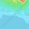 Mappa topografica Mainit, altitudine, rilievo