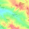 Mappa topografica Ashby Folville, altitudine, rilievo