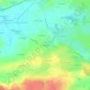 Mappa topografica La Fauconnière, altitudine, rilievo