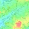 Mappa topografica Au Bout du Monde, altitudine, rilievo