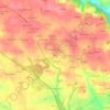 Mappa topografica Bodel, altitudine, rilievo