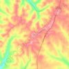 Mappa topografica Highland, altitudine, rilievo