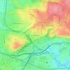 Mappa topografica Norwood Heights, altitudine, rilievo